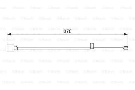 Сигнализатор, износ тормозных колодок BOSCH 1 987 474 572 (фото 1)