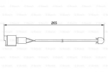 Датчик зносу гальмівних колодок BOSCH 1987474904