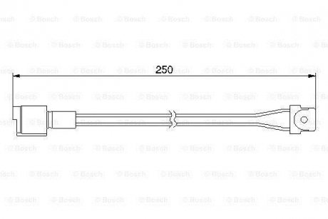 Датчик зносу гальмівних колодок BOSCH 1987474905