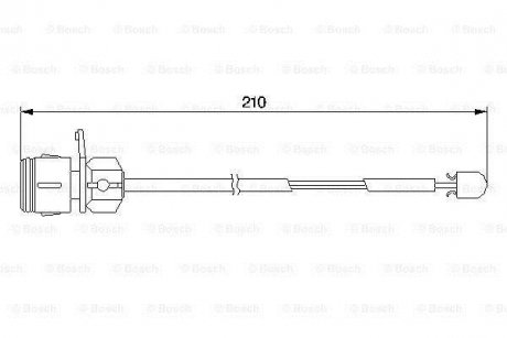 Датчик зносу гальмівних колодок BOSCH 1987474938