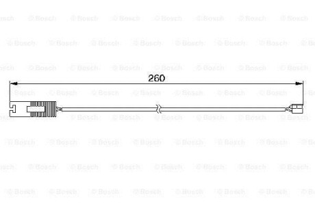 Датчик зносу гальмівних колодок BOSCH 1987474953