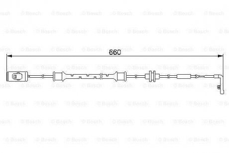 Датчик износа тормозных колодок BOSCH 1987474972