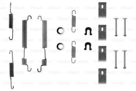 Монтажный набор тормозных колодок BOSCH 1987475176