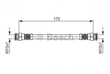 Шланг тормозной BOSCH 1987476012