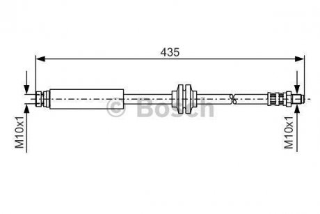 Шланг тормозной BOSCH 1987476182