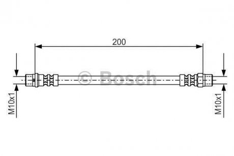 Шланг тормозной BOSCH 1987476403