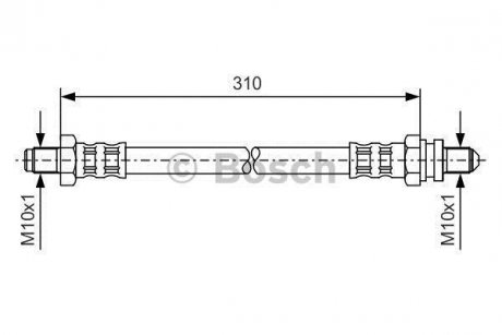 Гальмівний шланг BOSCH 1987476407