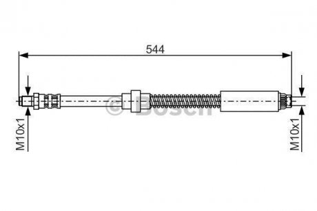 Шланг гальмівний BOSCH 1987476559 (фото 1)