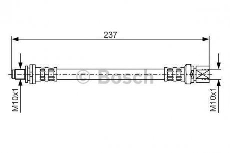 Шланг тормозной BOSCH 1987476564