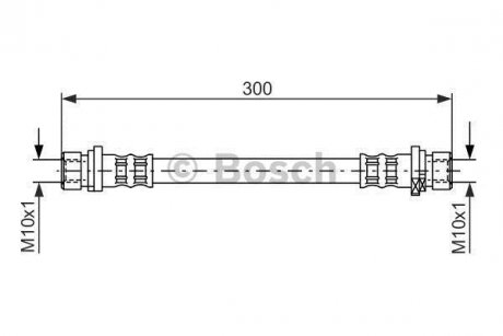 Шланг тормозной BOSCH 1987476583