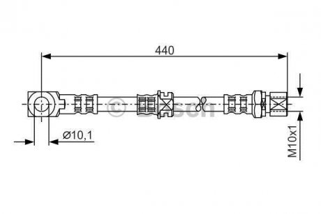 Шланг тормозной BOSCH 1987476694