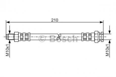 Шланг тормозной BOSCH 1987476877