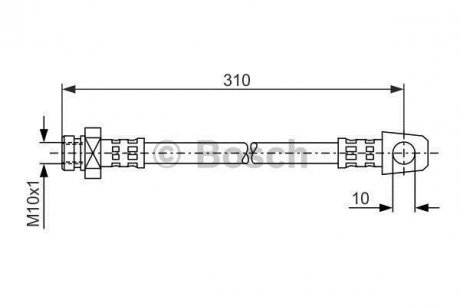 Шланг тормозной BOSCH 1987476957