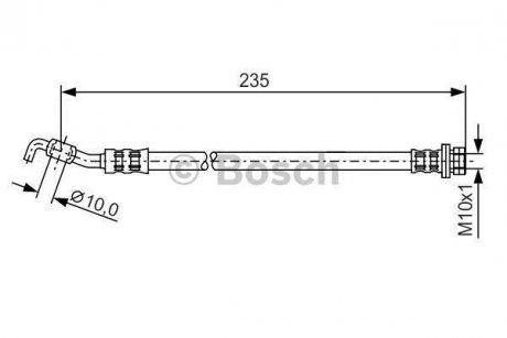 Шланг тормозной BOSCH 1987481177