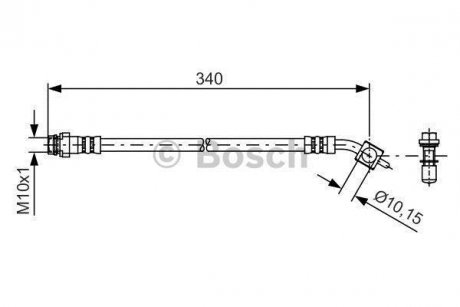 Тормозной шланг 1 987 481 424 BOSCH 1987481424