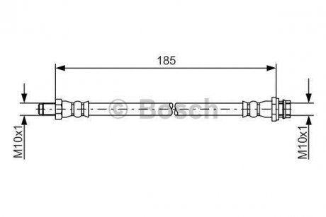 Шланг тормозной BOSCH 1987481564