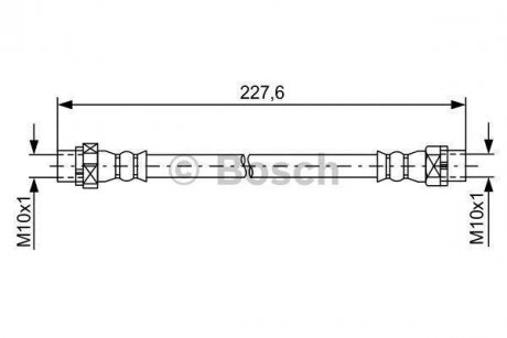 Гальмівний шланг BOSCH 1987481582