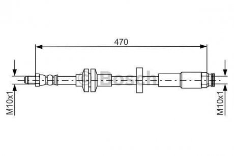 Шлангопровід BOSCH 1987481672