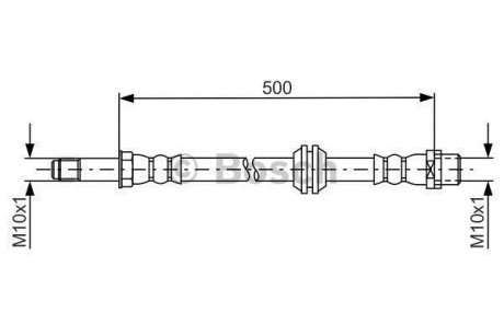 Шлангопровід BOSCH 1987481676