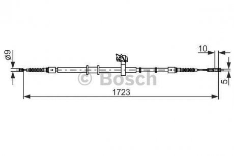 Трос ручного тормоза BOSCH 1987482269