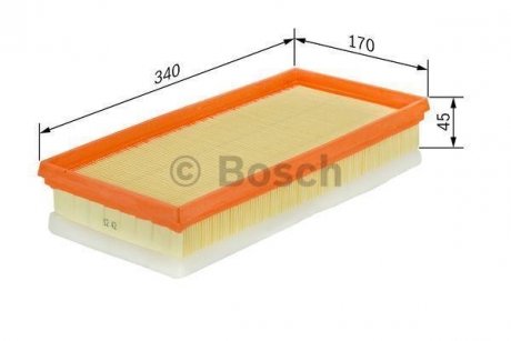 Воздушный фильтр F 026 400 112 BOSCH F026400112 (фото 1)