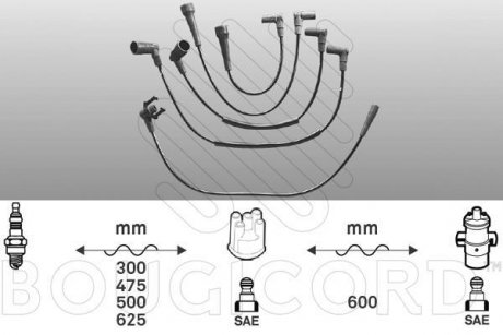 Проволока зажигания, набор BOUGICORD 1416