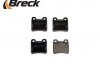 Тормозные колодки, дисковые. BRECK 211400070400 (фото 4)