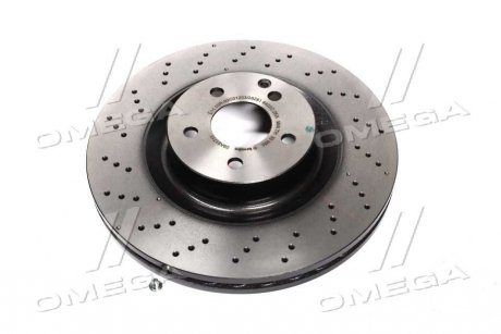 Диск гальмівний MB (W221) E420 E500 06-, S320-500 05 - передн. BREMBO 09.A817.11