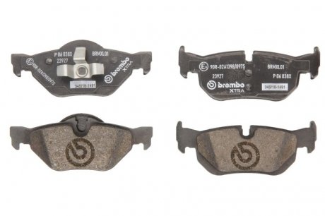 Тормозные колодки, тюнинг BREMBO P06038X