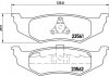 Гальмівні колодки, дискове гальмо (набір) BREMBO P11010 (фото 1)