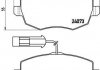 Гальмівні колодки, дискове гальмо (набір) BREMBO P23127 (фото 1)