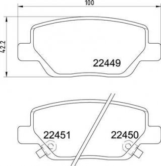 ГАЛЬМІВНІ КОЛОДКИ ДИСКОВІ BREMBO P23 179