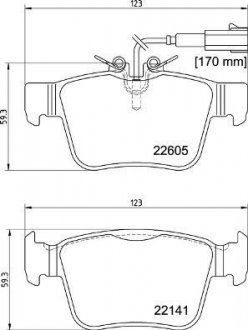 Колодки тормозные GIULIA tyі.. BREMBO P23180