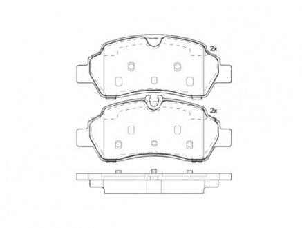 Гальмівні колодки дискові BREMBO P24209