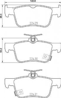 Тормозные колодки.) BREMBO P28089