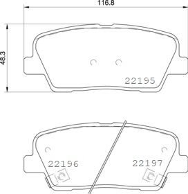 ГАЛЬМІВНІ КОЛОДКИ ДИСКОВІ BREMBO P30 105