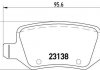 Гальмівні колодки, дискове гальмо (набір) BREMBO P50058 (фото 1)