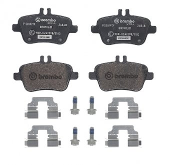 ГАЛЬМІВНІ КОЛОДКИ ДИСКОВІ BREMBO P50 091X