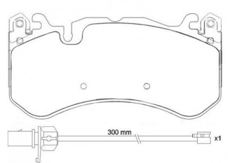 Гальмівні колодки (набір) BREMBO P50127