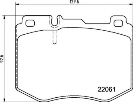 Гальмівні колодки дискові BREMBO P50 145 (фото 1)