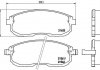 Гальмівні колодки, дискове гальмо (набір) BREMBO P56021 (фото 1)