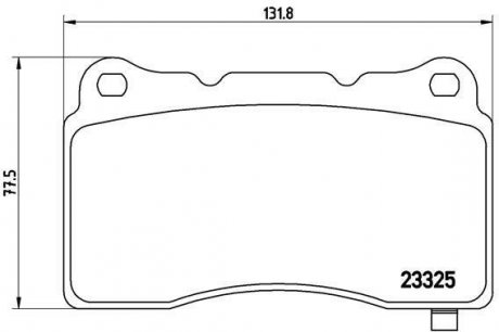 ГАЛЬМІВНІ КОЛОДКИ ДИСКОВІ BREMBO P59 079