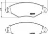 Гальмівні колодки, дискове гальмо (набір) BREMBO P61063 (фото 1)