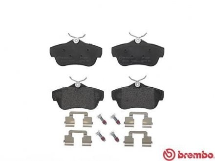 Тормозные колодки, дисковый тормоз (набор) BREMBO P61095 (фото 1)