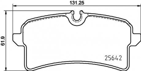 Тормозные колодки.) BREMBO P65040