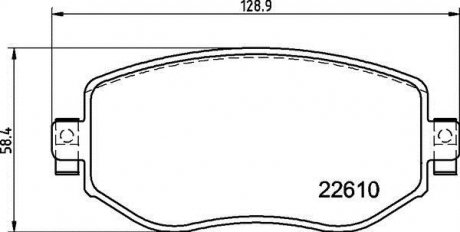 Колодки гальмівні MEGANE IV.. BREMBO P68068