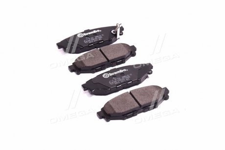 Колодка тормозов. диск. SUBARU LEGACY IV задн. (выр-во) BREMBO P 78 020