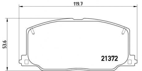 Тормозные колодки дисковые BREMBO P83 016