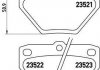 Гальмівні колодки, дискове гальмо (набір) BREMBO P83052 (фото 1)