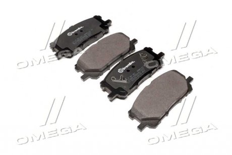 Тормозные колодки, дисковый тормоз (набор) BREMBO P83067 (фото 1)